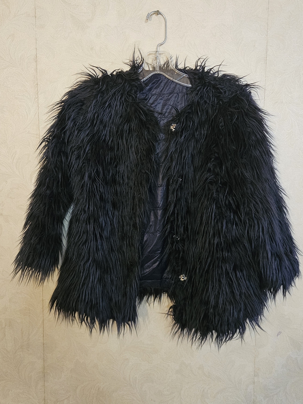 Zara Blue Faux-Fur Puffer Coat for Kids